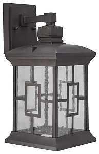 Boston Harbor LED-0172F-WD Outdoor Wall Lantern, 120 V, 11 W, LED Lamp, 600 Lumens, 3000 K Color Temp, Aluminum Fixture