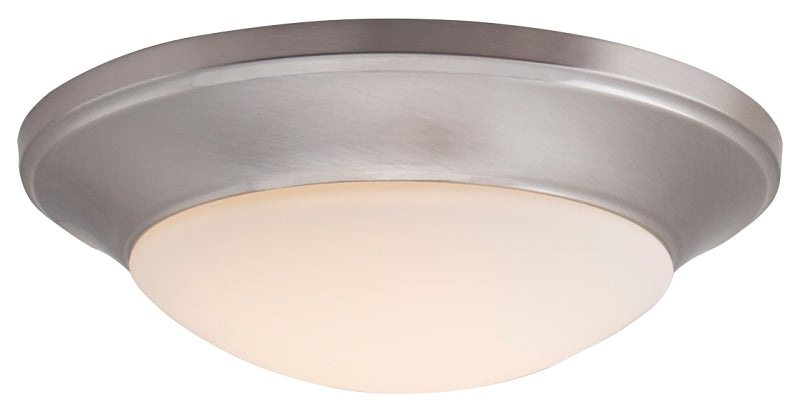 Boston Harbor CL500-AC Flush-Mount Ceiling Fixture, 120 V, 15 W, 1-Lamp, LED Lamp, 800 Lumens, 3000 K Color Temp