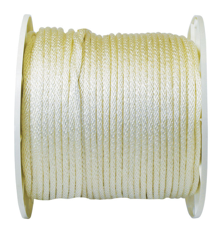 Koch Industries 1/4 in. D X 1000 ft. L White Solid Braided Nylon Rope