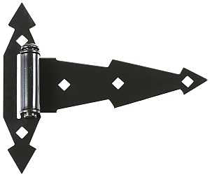 National Hardware N165-480 T-Hinge, 1-1/2 in W Frame Leaf, 7-5/16 in H Frame Leaf, Steel, Removable, Tight Pin, 55 lb