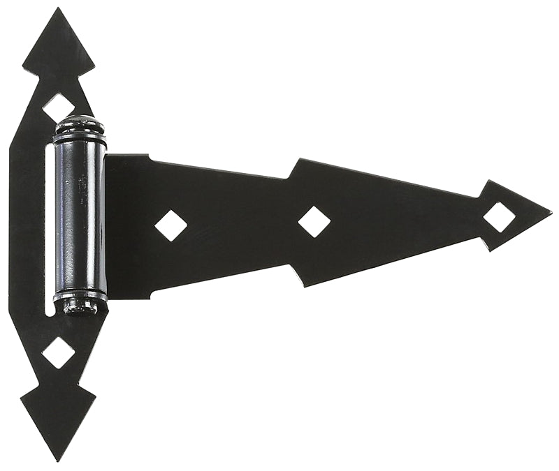 National Hardware N165-480 T-Hinge, 1-1/2 in W Frame Leaf, 7-5/16 in H Frame Leaf, Steel, Removable, Tight Pin, 55 lb
