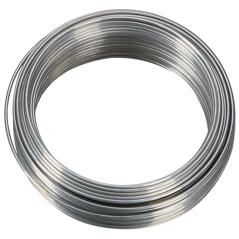 National Hardware V2566 Series N264-697 Wire, 0.0475 in Dia, 50 ft L, Aluminum, 30 lb, 18 ga Gauge