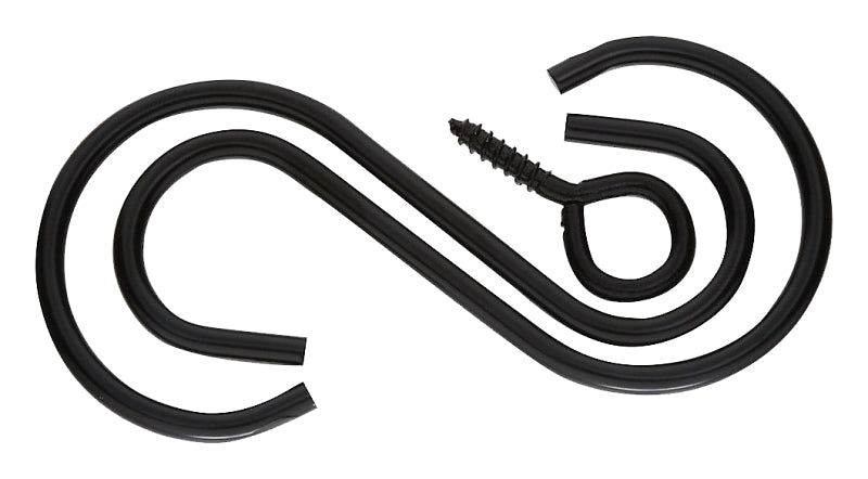National Hardware N275-149 Extension Hook Kit, 3-1/2 in L, Steel, Black