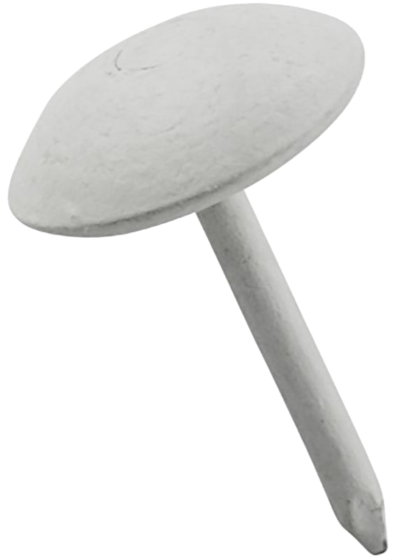 National Hardware N279-158 V7730 Series Upholstery Nail, White, Steel, Round Head