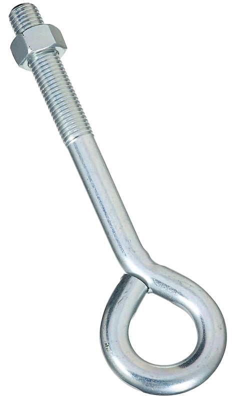 National Hardware N347-732 Eye Bolt, 3/4-10 Thread, Coarse Thread, 3-3/4 in L Thread, 1-1/2 in ID Dia Eye, Steel, Zinc
