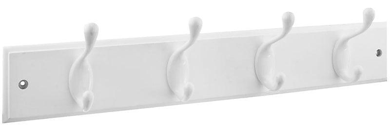 National Hardware B8170 Series S827-121 Hook Rail, 4 -Hook, Wood