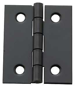 National Hardware N211-020 Decorative Broad Hinge, 1-1/2 in H Door Leaf, 1/32 in Thick Door Leaf, 1-1/2 in H Frame Leaf