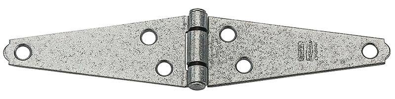 National Hardware N128-355 Strap Hinge, 4 in, 8 in, Steel, 33 lb