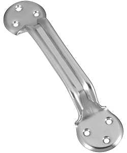 National Hardware N100-420 Door Pull, 10-3/4 in H, Steel, Zinc