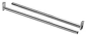National Hardware DPV209 Series N338-301 Closet Rod, 18 to 30 in L, Steel, Bright