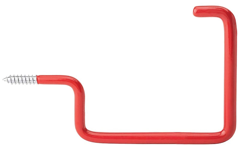 National Hardware 2155BC Series N271-013 Storage Screw Hook, 15 lb, Steel, Red