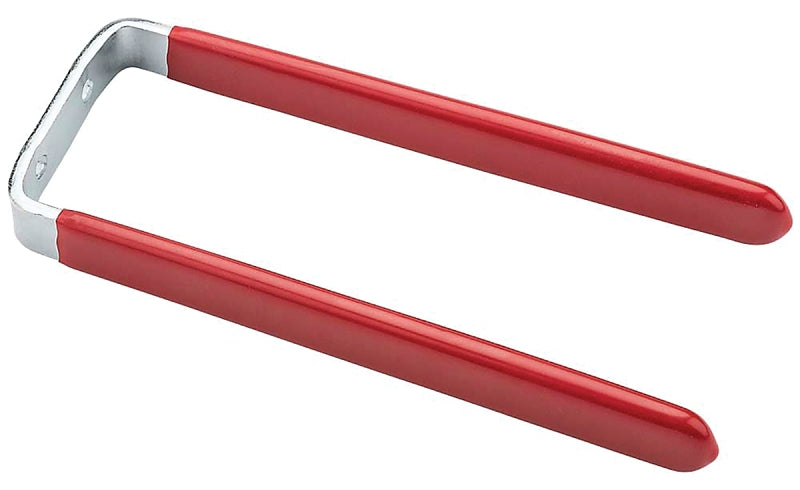 National Hardware V2212 Series N112-016 Tool Holder Hook, 10 lb, Screw, Steel, Red