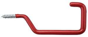 National Hardware V2213 Series N188-010 Rafter Hook, 40 lb, Steel, Red