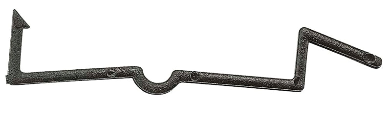 National Hardware V2296 Series N180-016 Peg Lock, Plastic, Black