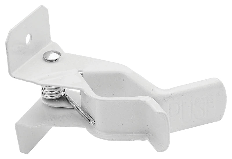 National Hardware V8518 Series N112-040 Tool Storage Clip, 5 lb, Steel, White