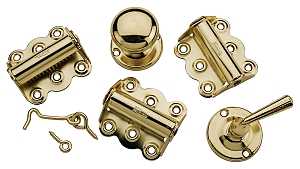 National Hardware V1771 Series N100-018 Kit, Steel/Zinc, Brass