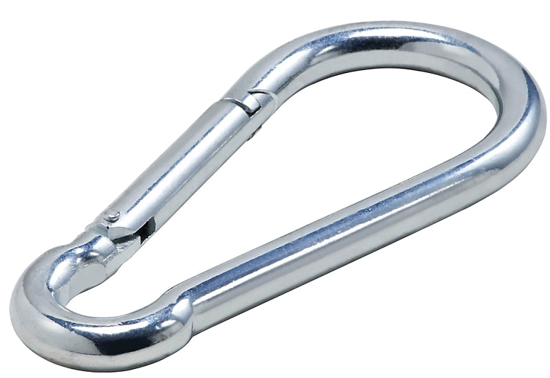 National Hardware 3112BC Series N350-511 Spring Snap, 146 lb Working Load, Steel, Zinc-Plated