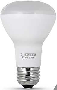 Feit Electric R20DM/850/10KLED/2 LED Lamp, Flood/Spotlight, 450 Lumens, 7.5 W, R20 Lamp, 45 W Equivalent, E26 Lamp Base
