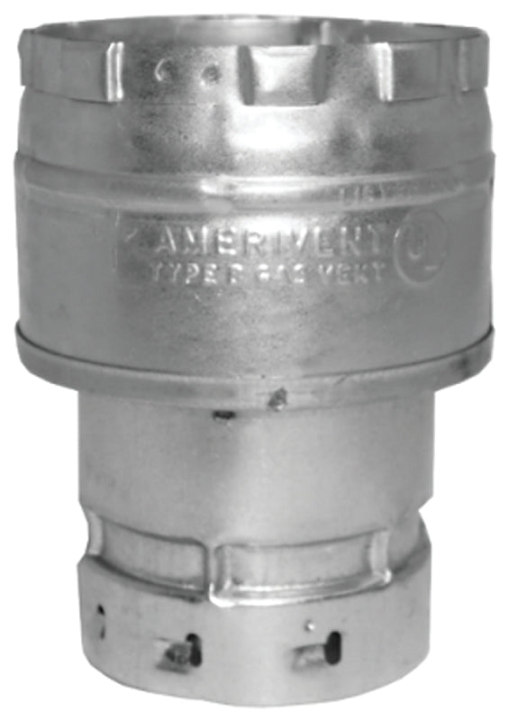 AmeriVent 4EIX5 Increaser, 4 x 5 in Connection, Aluminum/Steel, Galvanized