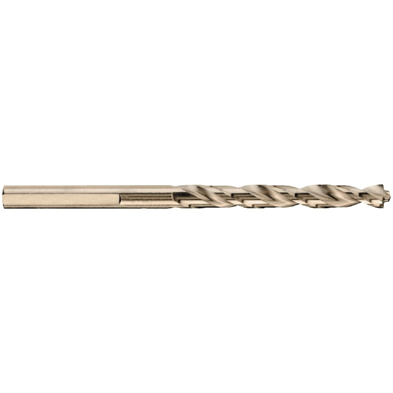 DEWALT DW1912B Drill Bit, 3/16 in Dia, 3-1/2 in OAL, Spiral Flute, 3-Flat Shank, Pack of 12