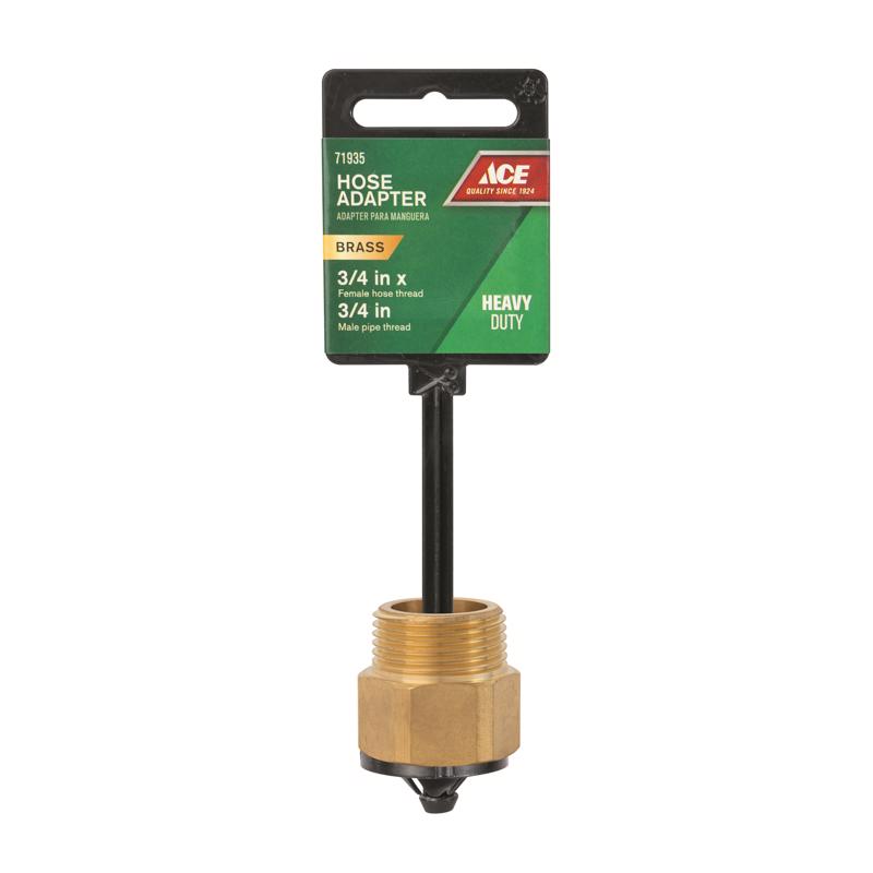 Ace 3/4 in. Brass Threaded Male Hose Coupling, Pack of 5