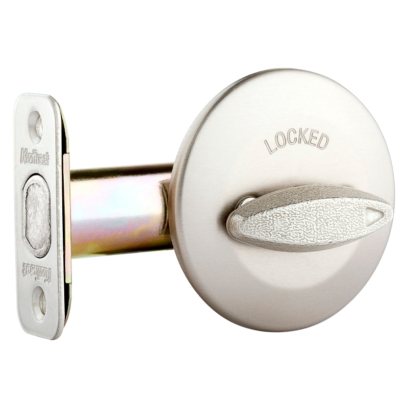 Kwikset 663 15 Deadbolt, 3 Grade, Satin Nickel, 2-3/8 in Backset, 1-3/4 to 1-3/8 in Thick Door