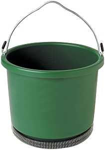Farm Innovators HB-60 Heated Bucket, Plastic, Green, Pack of 7