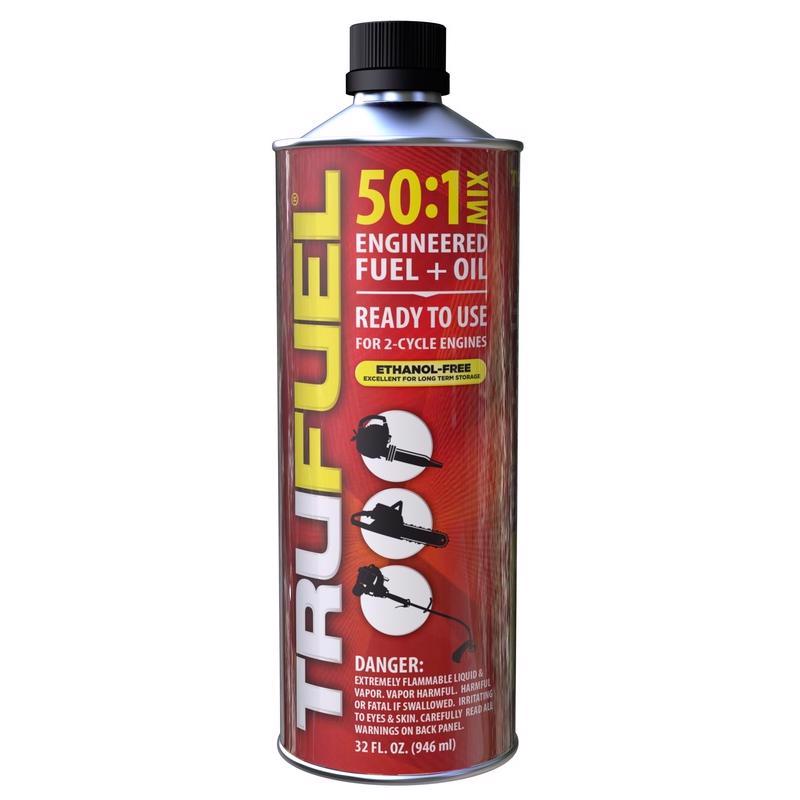 TruFuel Ethanol-Free 2-Cycle 50:1 Engineered Fuel and Oil 32 oz, Pack of 6