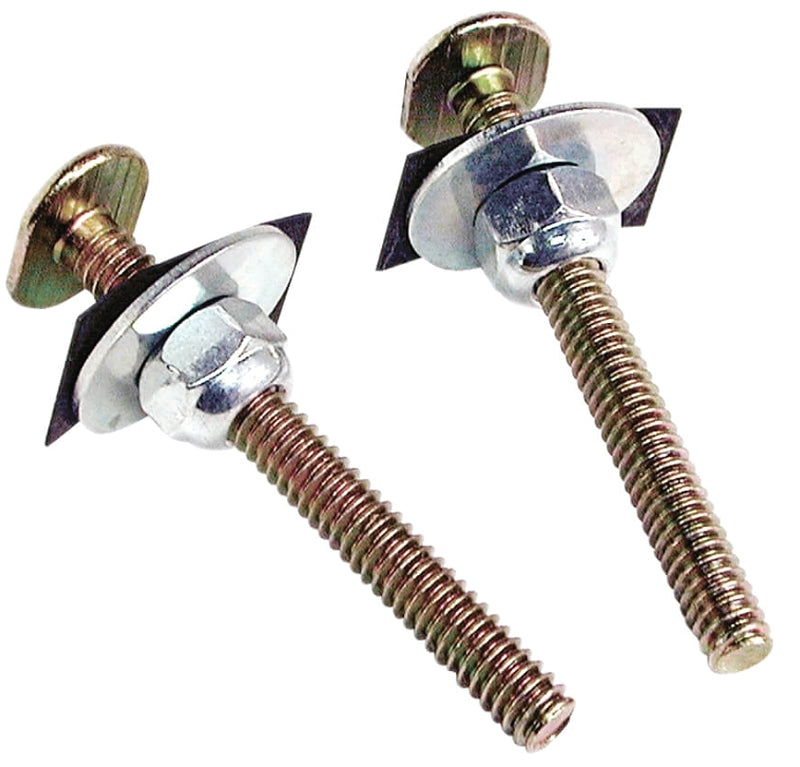Danco 80156 Closet Bolt Set, Steel, Zinc-Plated