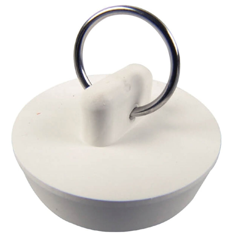 Danco 80226 Drain Stopper, Rubber, White, For: 1-3/8 in Drain, Universal Sink, Pack of 3