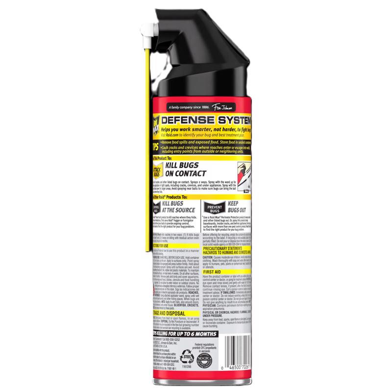 Raid Insect Killer Aerosol 14.5 oz, Pack of 6