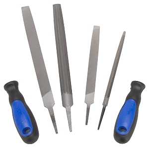 Vulcan JL-FS-6PCS-2 Interchangeable Blade File Set, 6-Piece, Steel, Black/Blue