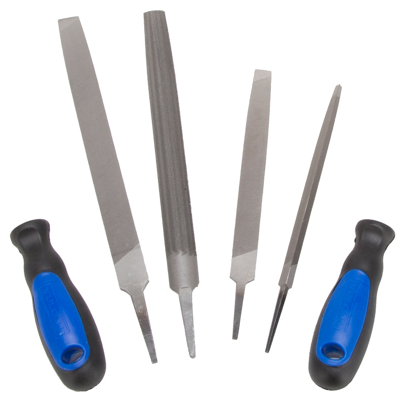 Vulcan JL-FS-6PCS-2 Interchangeable Blade File Set, 6-Piece, Steel, Black/Blue