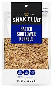 Snak Club CSU29473 Sunflower Kernels, 7.5 oz, Pack of 6