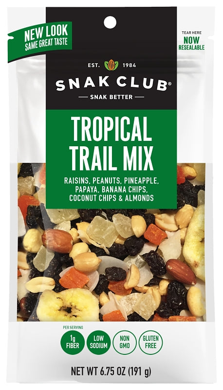 Snak Club CSU29465 Dried Fruits, 6.75 oz Bag, Pack of 6