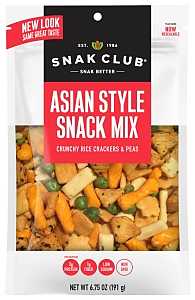Snak Club CSU29466 Oriental Snack Mix, Soy Flavor, 7 oz, Pack of 6