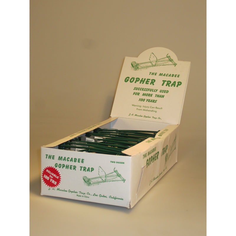 Macabee Small Snap Trap For Gophers 1 pk, Pack of 24