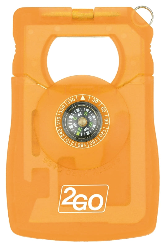 Hy-Ko KC610 Key Chain, Survival Card, Plastic Case, Pack of 5