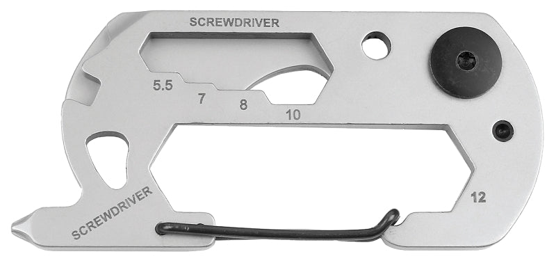 Hy-Ko KC619 Key Chain, 12-in-1, Clip-On, Pack of 5