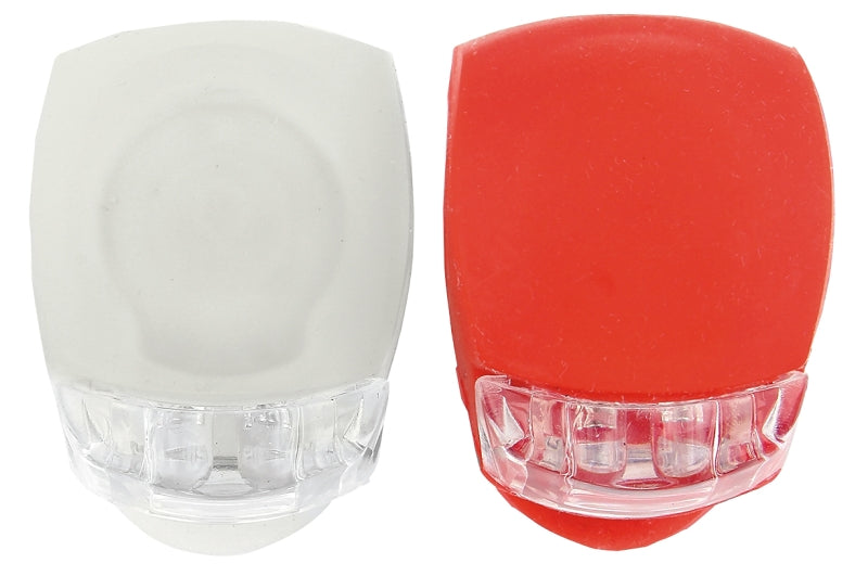 Hy-Ko KC631 LED Bike Light, Red/White, Pack of 5