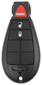 Hy-Ko 19CHRY855S Fob Shell, For: Chrysler Vehicles, 6-Button, 4.37 in L x 1.87 in W x 0.56 in D Dimensions