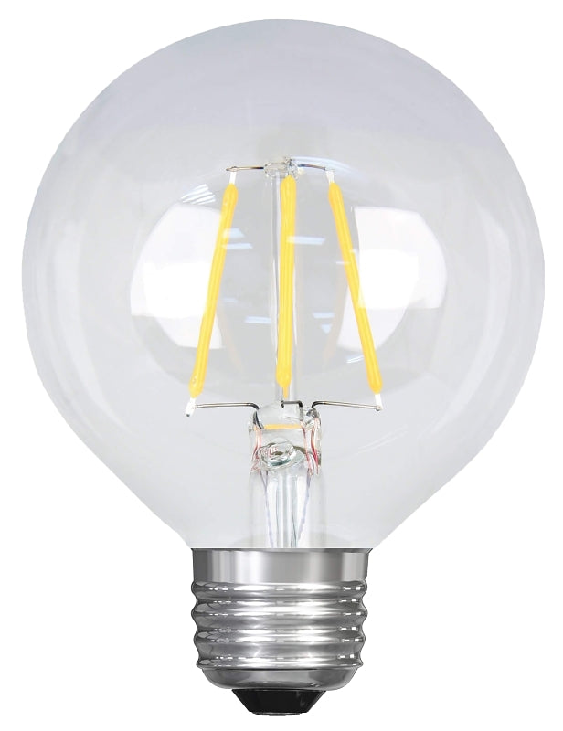 Feit Electric BPG2525/927CA/FIL Filament LED Bulb, Globe, G25 Lamp, 25 W Equivalent, E26 Medium Lamp Base, Dimmable