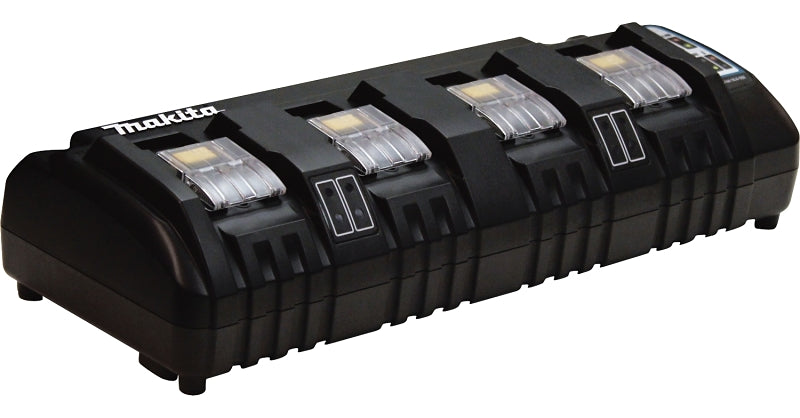 Makita DC18SF 4-Port Charger, 18 V Output, 2 to 3 Ah, 50 to 100 min Charge, Battery Included: No