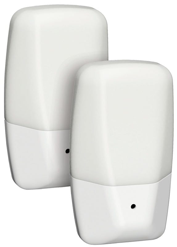 AmerTac Aria Series NL-ARIA-F2 Curve Night Light, 1.75 in W x 1 in D x 3.15 in H Dimensions, White Fixture, 120 V, 60 Hz