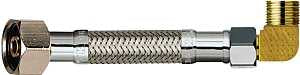 Plumb Pak PP23833 Dishwasher Connector, 3/8 in, Compression x MIP, Stainless Steel
