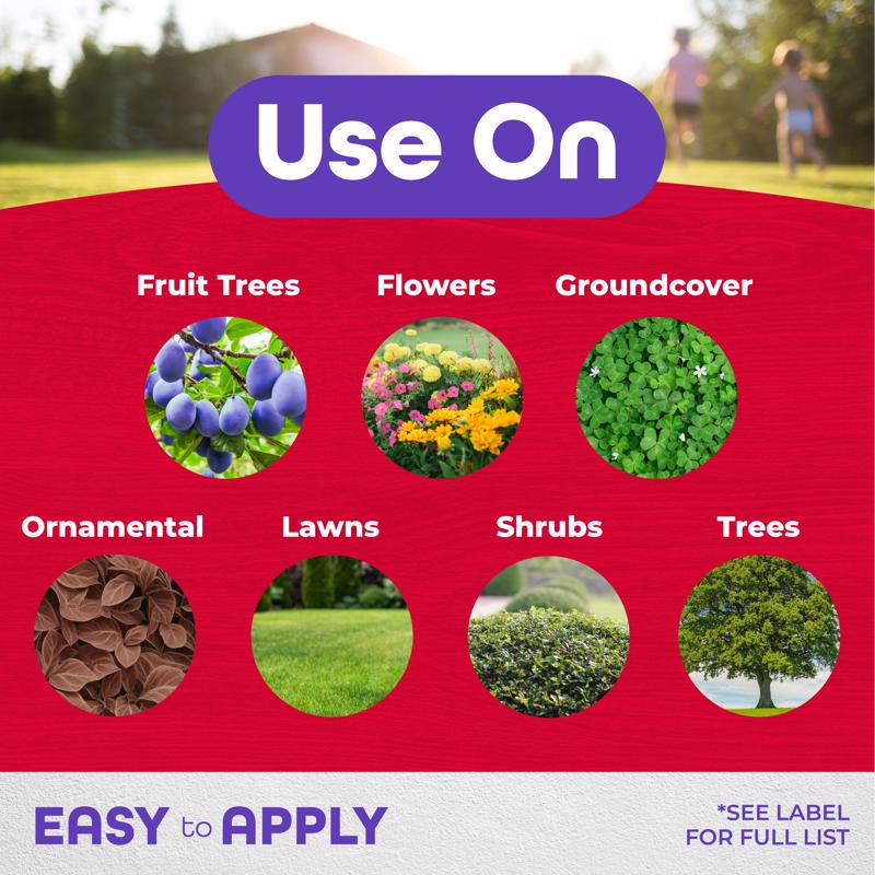 Bonide Annual 611 Tree and Shrub Spray, Liquid, Spray Application, 1 gal