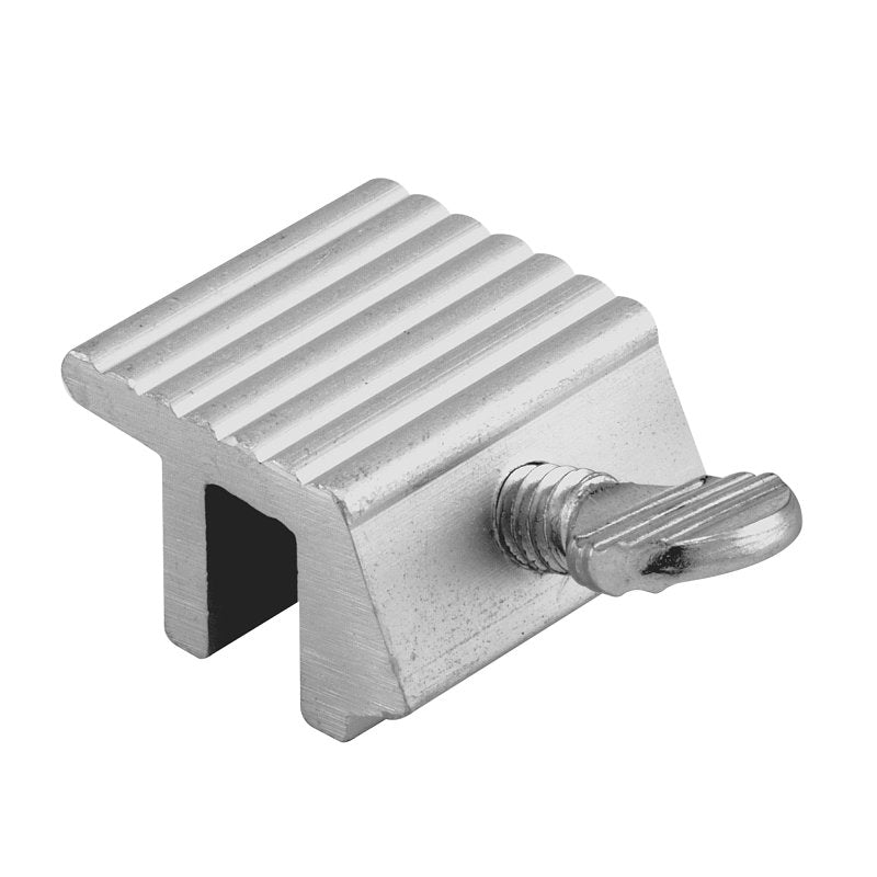 Prime-Line U 9800 Sliding Window Lock, 15/16 in L x 1/2 in W Backplate, Aluminum, Aluminum
