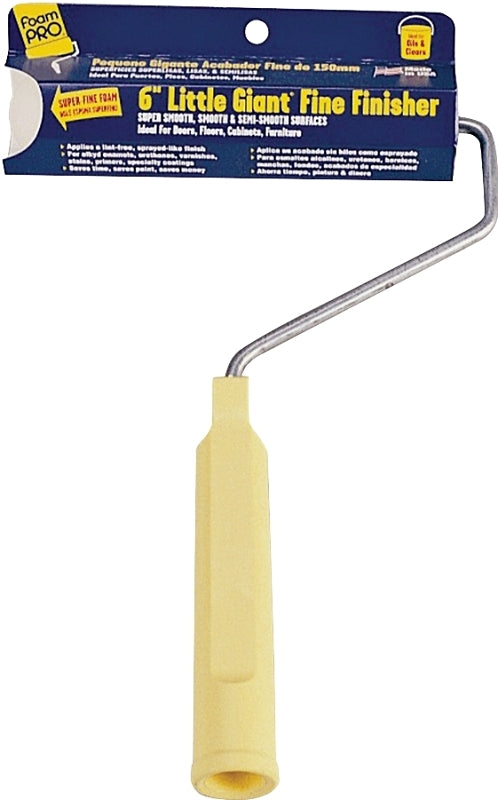 Foampro 175 Mini Roller, 12 in L Handle, Foam Cover, 6 in L Roller, Pack of 6