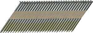 ProFIT 0600270 Series Framing Nail, Paper Tape Collation, 3 in L, 10-1/4 Gauge, Steel, Bright, Round Head, Smooth Shank