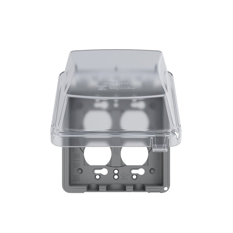 Bell Outdoor MM2420C 2 Gang Box Cover, 3.07 in L, 5.43 in W, Polycarbonate, Clear